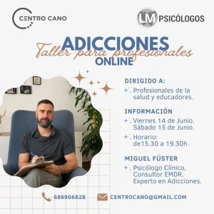 taller online para profesionales sobre las adicciones